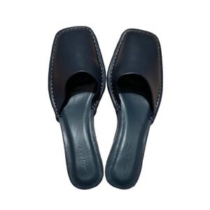 NWOT MATT & NAT Women's Slide Sandals, Dark Navy Blue